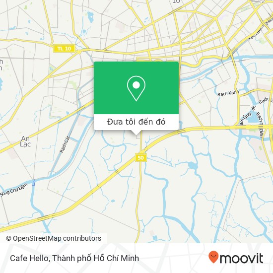 Bản đồ Cafe Hello, ĐƯỜNG Số 1 Huyện Bình Chánh, Thành Phố Hồ Chí Minh