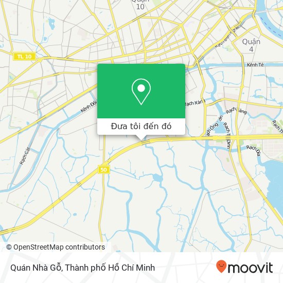 Bản đồ Quán Nhà Gỗ, Huyện Bình Chánh, Thành Phố Hồ Chí Minh