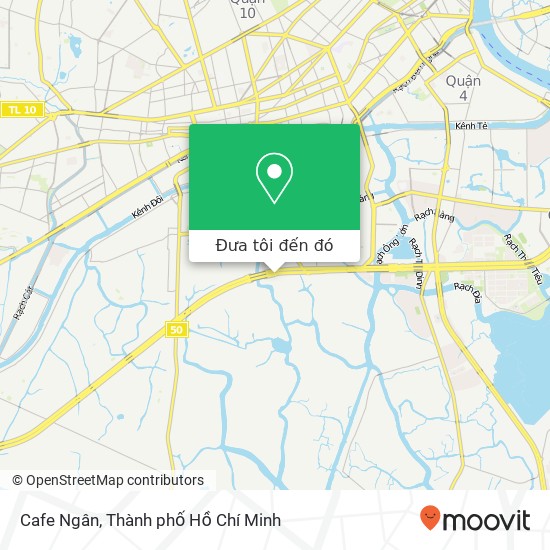 Bản đồ Cafe Ngân, ĐƯỜNG Nguyễn Văn Linh Huyện Bình Chánh, Thành Phố Hồ Chí Minh