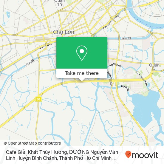 Bản đồ Cafe Giải Khát Thùy Hương, ĐƯỜNG Nguyễn Văn Linh Huyện Bình Chánh, Thành Phố Hồ Chí Minh