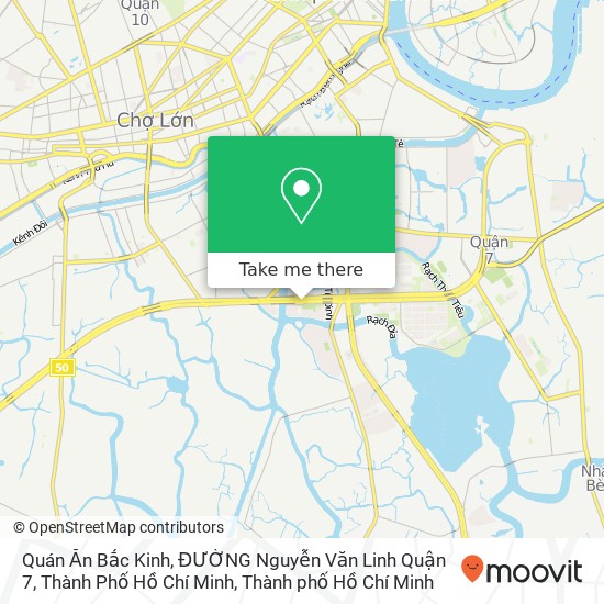 Bản đồ Quán Ăn Bắc Kinh, ĐƯỜNG Nguyễn Văn Linh Quận 7, Thành Phố Hồ Chí Minh