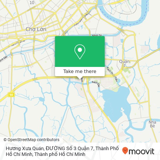Bản đồ Hương Xưa Quán, ĐƯỜNG Số 3 Quận 7, Thành Phố Hồ Chí Minh