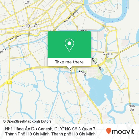 Bản đồ Nhà Hàng Ấn Độ Ganesh, ĐƯỜNG Số 8 Quận 7, Thành Phố Hồ Chí Minh