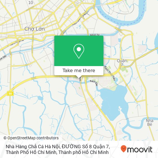 Bản đồ Nhà Hàng Chả Cá Hà Nội, ĐƯỜNG Số 8 Quận 7, Thành Phố Hồ Chí Minh