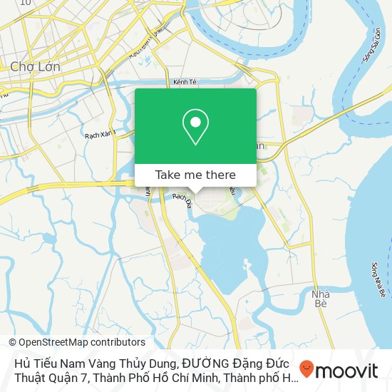 Bản đồ Hủ Tiếu Nam Vàng Thủy Dung, ĐƯỜNG Đặng Đức Thuật Quận 7, Thành Phố Hồ Chí Minh
