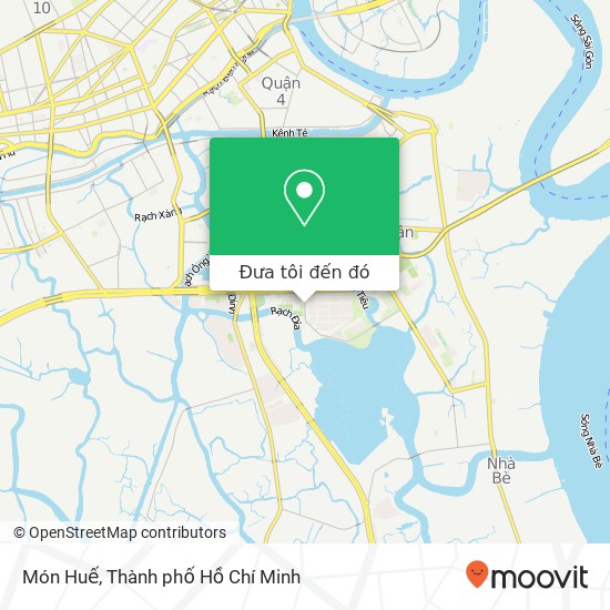 Bản đồ Món Huế, ĐƯỜNG Nguyễn Đức Cảnh Quận 7, Thành Phố Hồ Chí Minh