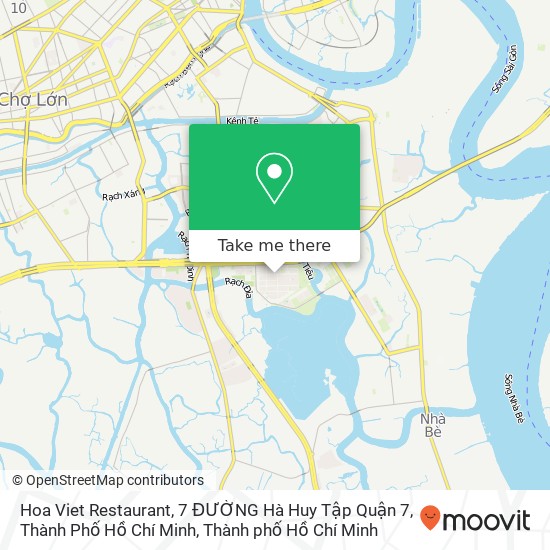 Bản đồ Hoa Viet Restaurant, 7 ĐƯỜNG Hà Huy Tập Quận 7, Thành Phố Hồ Chí Minh