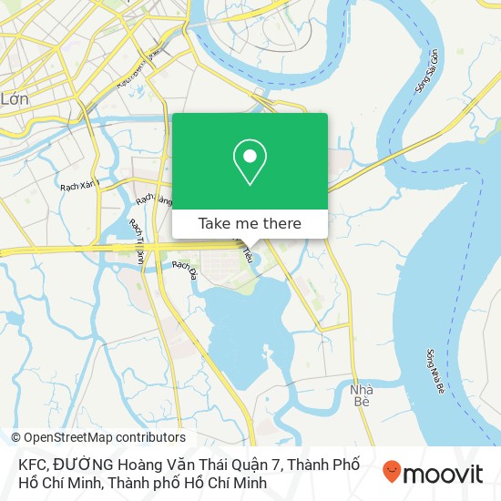 Bản đồ KFC, ĐƯỜNG Hoàng Văn Thái Quận 7, Thành Phố Hồ Chí Minh