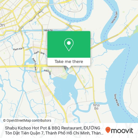 Bản đồ Shabu Kichoo Hot Pot & BBQ Restaurant, ĐƯỜNG Tôn Dật Tiên Quận 7, Thành Phố Hồ Chí Minh