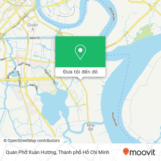 Bản đồ Quán Phở Xuân Hương, 886 ĐƯỜNG Huỳnh Tấn Phát Quận 7, Thành Phố Hồ Chí Minh