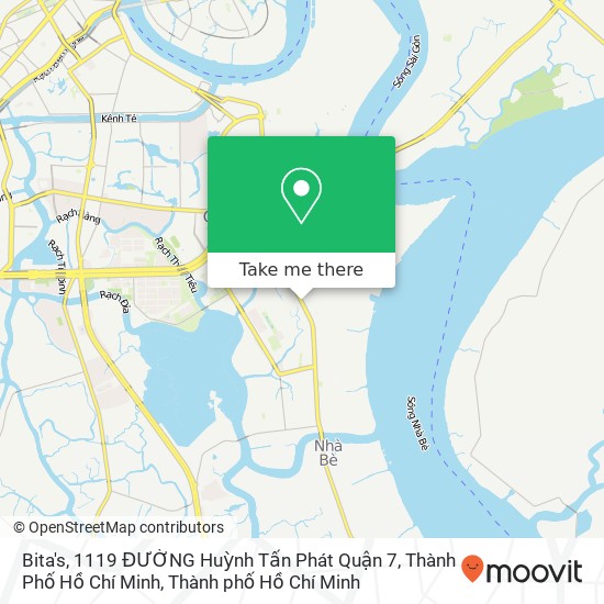 Bản đồ Bita's, 1119 ĐƯỜNG Huỳnh Tấn Phát Quận 7, Thành Phố Hồ Chí Minh