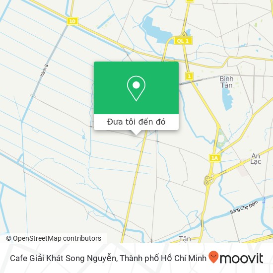 Bản đồ Cafe Giải Khát Song Nguyễn, ĐƯỜNG Trần Đại Nghĩa Quận Bình Tân, Thành Phố Hồ Chí Minh