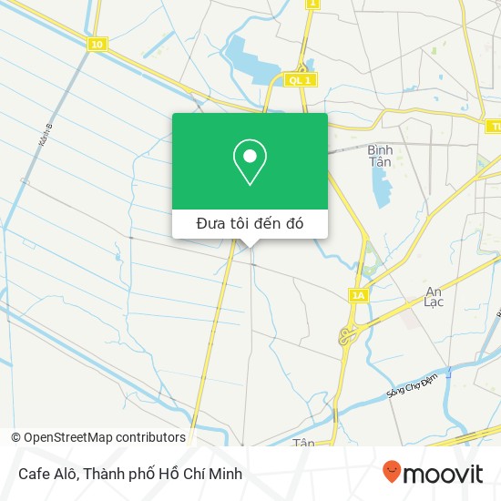 Bản đồ Cafe Alô, ĐƯỜNG Nguyễn Cửu Phú Huyện Bình Chánh, Thành Phố Hồ Chí Minh