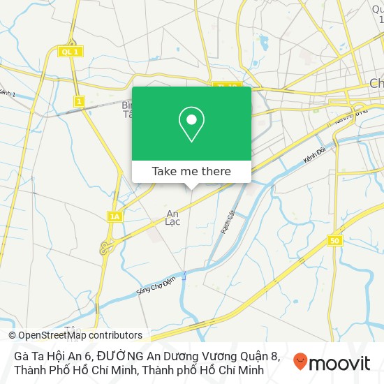 Bản đồ Gà Ta Hội An 6, ĐƯỜNG An Dương Vương Quận 8, Thành Phố Hồ Chí Minh