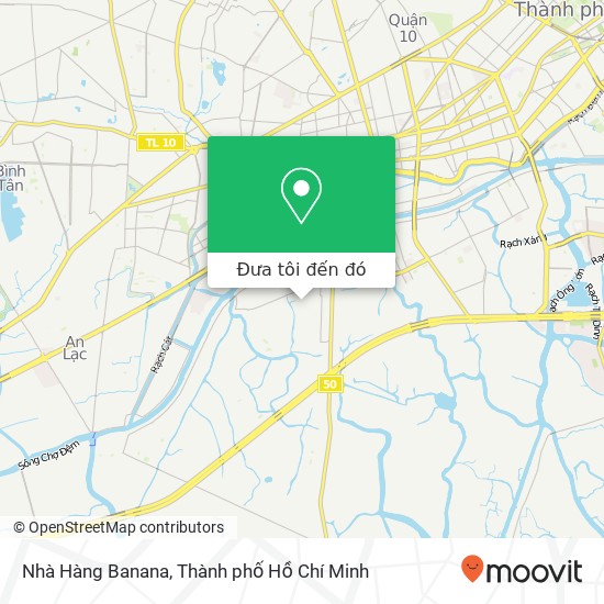 Bản đồ Nhà Hàng Banana, ĐƯỜNG Số 22 Huyện Bình Chánh, Thành Phố Hồ Chí Minh
