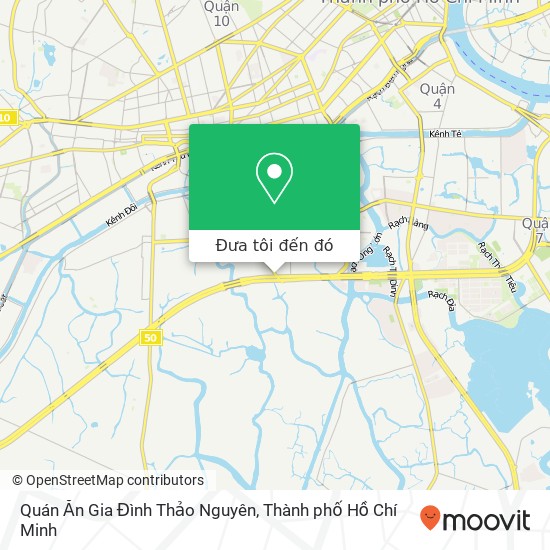 Bản đồ Quán Ăn Gia Đình Thảo Nguyên, ĐƯỜNG Phạm Hùng Huyện Bình Chánh, Thành Phố Hồ Chí Minh