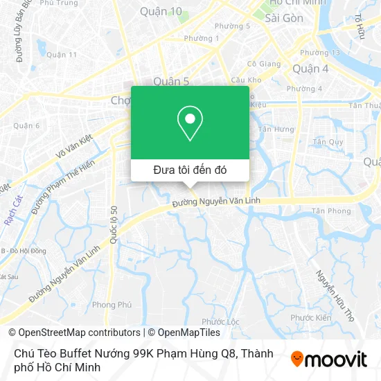 Bản đồ Chú Tèo Buffet Nướng 99K Phạm Hùng Q8