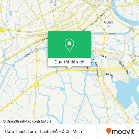Bản đồ Cafe Thanh Tâm, ĐƯỜNG Nguyễn Văn Linh Huyện Bình Chánh, Thành Phố Hồ Chí Minh