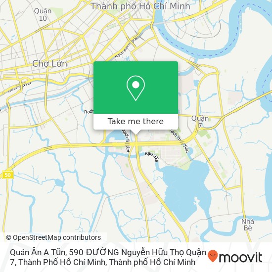 Bản đồ Quán Ăn A Tũn, 590 ĐƯỜNG Nguyễn Hữu Thọ Quận 7, Thành Phố Hồ Chí Minh