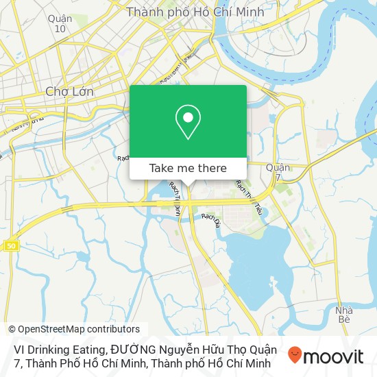 Bản đồ VI Drinking Eating, ĐƯỜNG Nguyễn Hữu Thọ Quận 7, Thành Phố Hồ Chí Minh