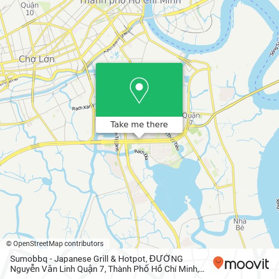Bản đồ Sumobbq - Japanese Grill & Hotpot, ĐƯỜNG Nguyễn Văn Linh Quận 7, Thành Phố Hồ Chí Minh