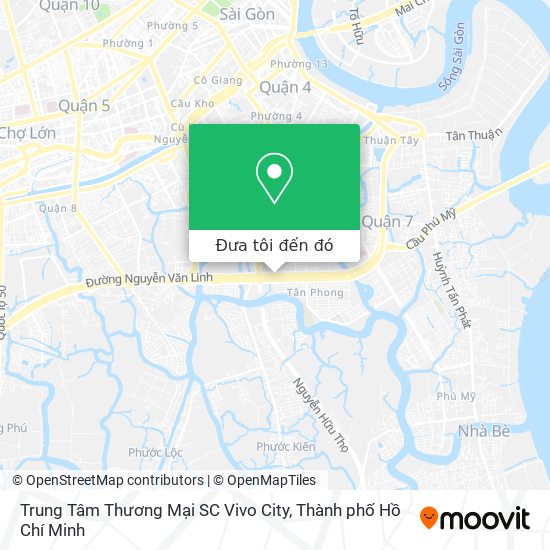 Bản đồ Trung Tâm Thương Mại SC Vivo City