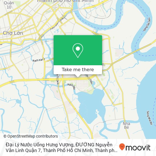 Bản đồ Đại Lý Nước Uống Hưng Vượng, ĐƯỜNG Nguyễn Văn Linh Quận 7, Thành Phố Hồ Chí Minh