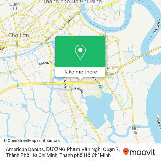 Bản đồ American Donuts, ĐƯỜNG Phạm Văn Nghị Quận 7, Thành Phố Hồ Chí Minh