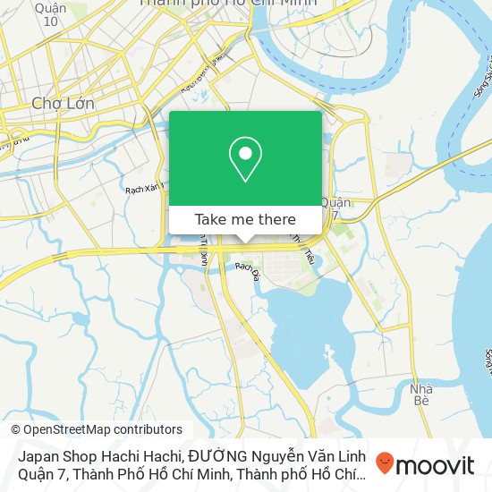 Bản đồ Japan Shop Hachi Hachi, ĐƯỜNG Nguyễn Văn Linh Quận 7, Thành Phố Hồ Chí Minh