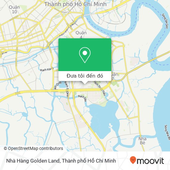 Bản đồ Nhà Hàng Golden Land, ĐƯỜNG Nội Khu Hưng Phước 2 Quận 7, Thành Phố Hồ Chí Minh