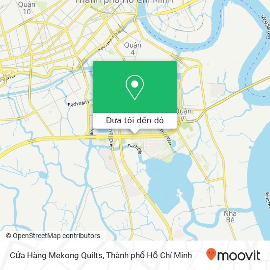 Bản đồ Cửa Hàng Mekong Quilts, ĐƯỜNG Nguyễn Văn Linh Quận 7, Thành Phố Hồ Chí Minh