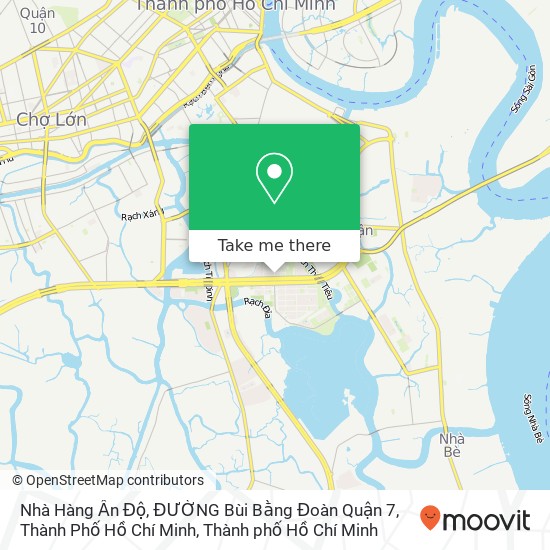 Bản đồ Nhà Hàng Ấn Độ, ĐƯỜNG Bùi Bằng Đoàn Quận 7, Thành Phố Hồ Chí Minh
