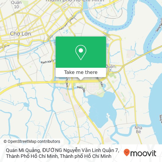 Bản đồ Quán Mì Quảng, ĐƯỜNG Nguyễn Văn Linh Quận 7, Thành Phố Hồ Chí Minh