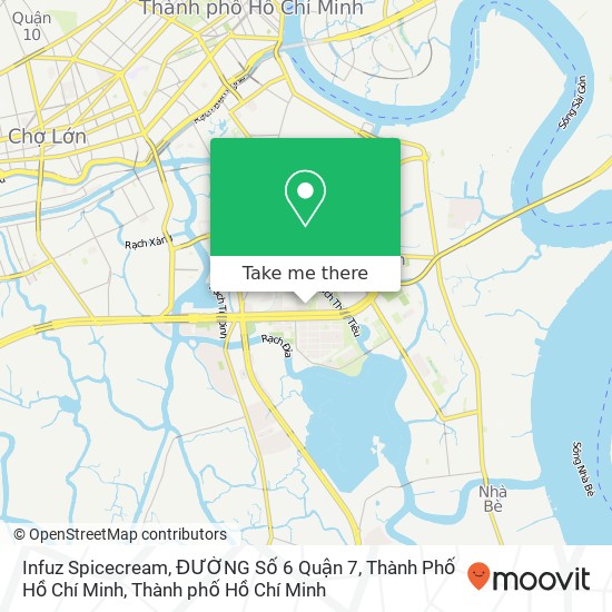 Bản đồ Infuz Spicecream, ĐƯỜNG Số 6 Quận 7, Thành Phố Hồ Chí Minh