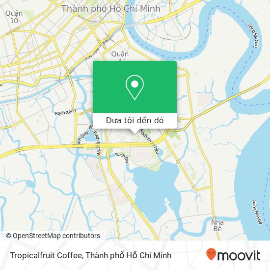 Bản đồ Tropicalfruit Coffee, ĐƯỜNG Cao Triều Phát Quận 7, Thành Phố Hồ Chí Minh