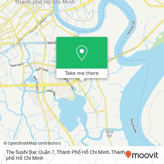 Bản đồ The Sushi Bar, Quận 7, Thành Phố Hồ Chí Minh