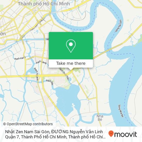Bản đồ Nhật Zen Nam Sài Gòn, ĐƯỜNG Nguyễn Văn Linh Quận 7, Thành Phố Hồ Chí Minh
