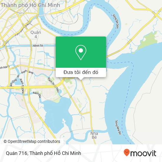 Bản đồ Quán 716, 716 ĐƯỜNG Huỳnh Tấn Phát Quận 7, Thành Phố Hồ Chí Minh