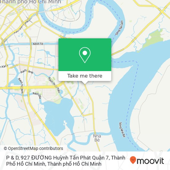 Bản đồ P & D, 927 ĐƯỜNG Huỳnh Tấn Phát Quận 7, Thành Phố Hồ Chí Minh