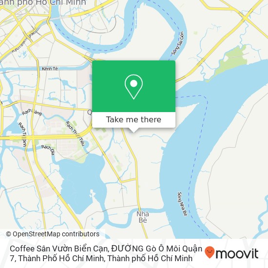 Bản đồ Coffee Sân Vườn Biển Cạn, ĐƯỜNG Gò Ô Môi Quận 7, Thành Phố Hồ Chí Minh