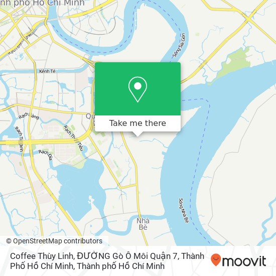 Bản đồ Coffee Thùy Linh, ĐƯỜNG Gò Ô Môi Quận 7, Thành Phố Hồ Chí Minh