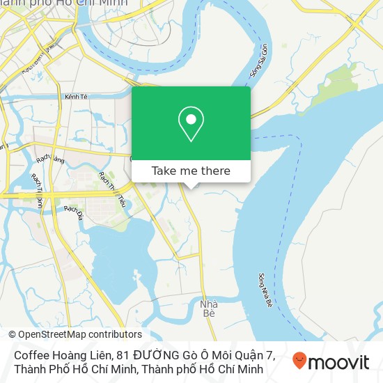 Bản đồ Coffee Hoàng Liên, 81 ĐƯỜNG Gò Ô Môi Quận 7, Thành Phố Hồ Chí Minh