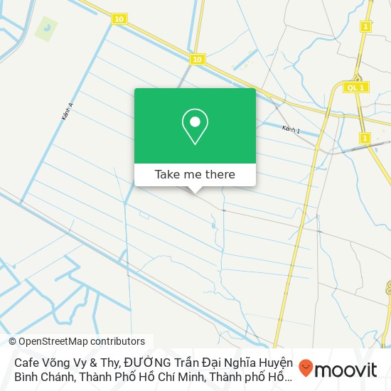 Bản đồ Cafe Võng Vy & Thy, ĐƯỜNG Trần Đại Nghĩa Huyện Bình Chánh, Thành Phố Hồ Chí Minh