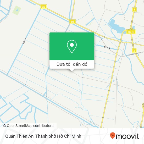 Bản đồ Quán Thiên Ân, ĐƯỜNG Trần Đại Nghĩa Huyện Bình Chánh, Thành Phố Hồ Chí Minh