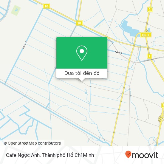 Bản đồ Cafe Ngọc Anh, ĐƯỜNG Trần Đại Nghĩa Huyện Bình Chánh, Thành Phố Hồ Chí Minh