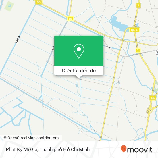 Bản đồ Phát Ký Mì Gia, ĐƯỜNG Trần Đại Nghĩa Huyện Bình Chánh, Thành Phố Hồ Chí Minh