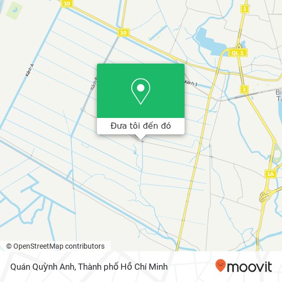 Bản đồ Quán Quỳnh Anh, ĐƯỜNG Trần Đại Nghĩa Huyện Bình Chánh, Thành Phố Hồ Chí Minh
