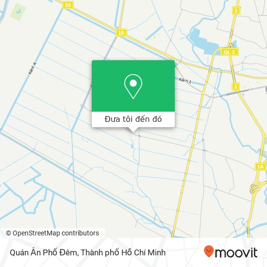 Bản đồ Quán Ăn Phố Đêm, ĐƯỜNG Trần Đại Nghĩa Huyện Bình Chánh, Thành Phố Hồ Chí Minh