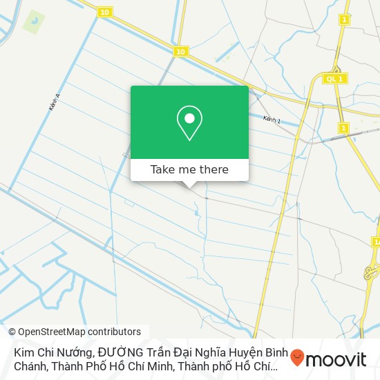 Bản đồ Kim Chi Nướng, ĐƯỜNG Trần Đại Nghĩa Huyện Bình Chánh, Thành Phố Hồ Chí Minh