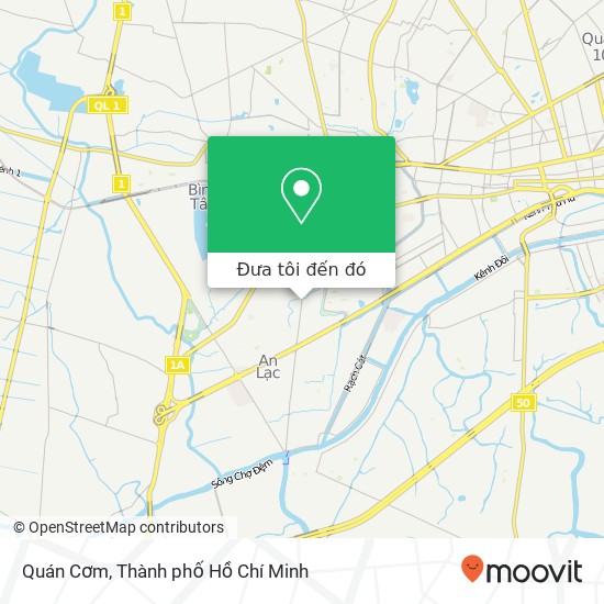 Bản đồ Quán Cơm, ĐƯỜNG An Dương Vương Quận 8, Thành Phố Hồ Chí Minh